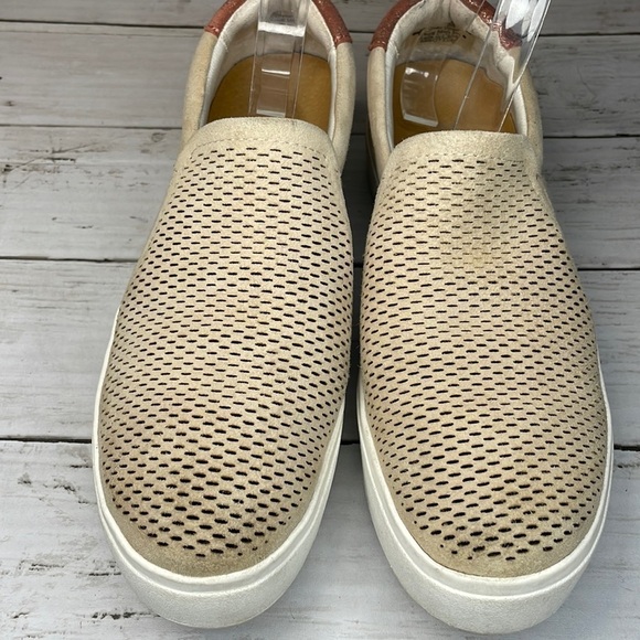 Dr. Scholl's Abbot Lux Tan Suede Platform Slipon Sneaker - Picture 3 of 13